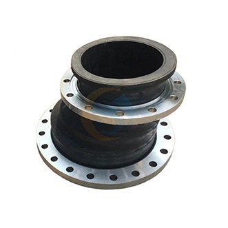 Eccentric reducing rubber expansion joint