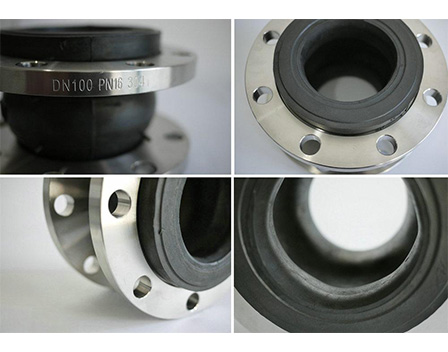 Rubber expansion joints are used for pumping and piping systems to compensate movements, noise and vibration.