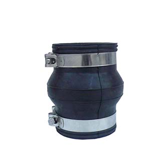 Clamp type rubber expansion joint